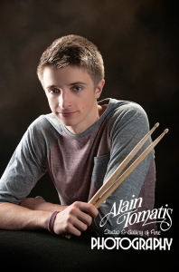 Portrait of a drummer